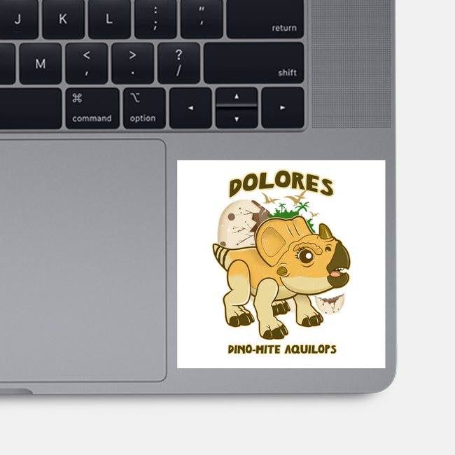 Dolores The Aquilops-None-Glossy-Sticker-palmstreet