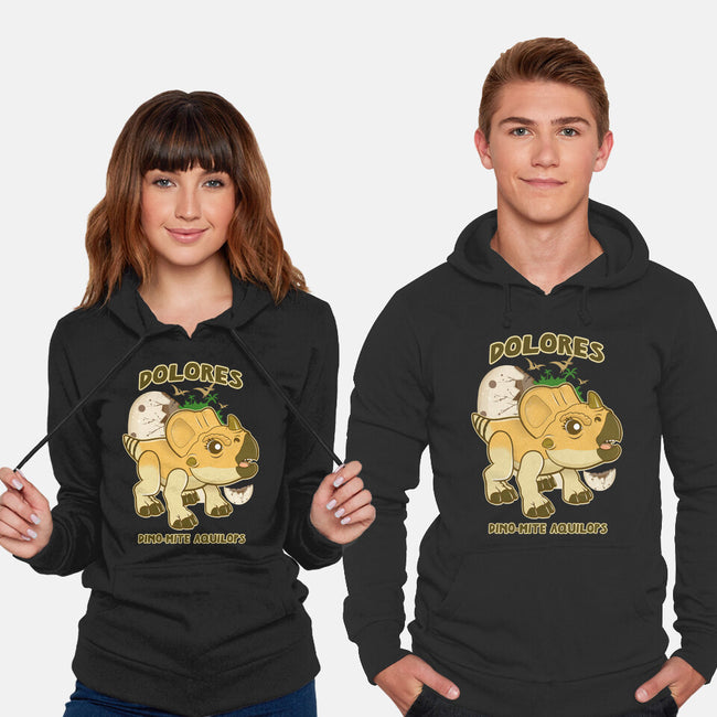 Dolores The Aquilops-Unisex-Pullover-Sweatshirt-palmstreet