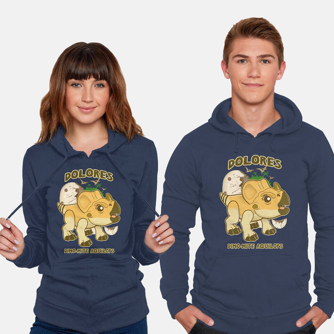 Dolores The Aquilops-Unisex-Pullover-Sweatshirt-palmstreet