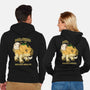 Dolores The Aquilops-Unisex-Zip-Up-Sweatshirt-palmstreet