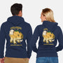 Dolores The Aquilops-Unisex-Zip-Up-Sweatshirt-palmstreet