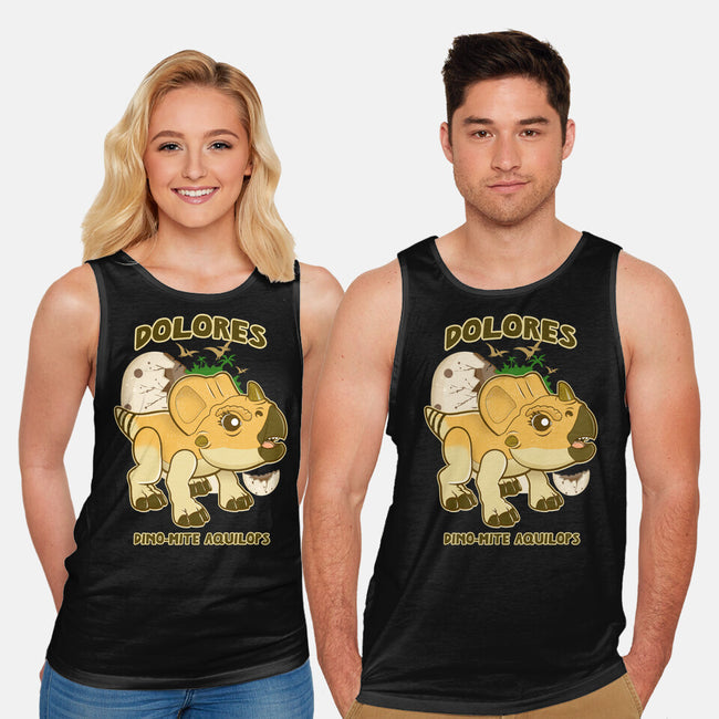 Dolores The Aquilops-Unisex-Basic-Tank-palmstreet