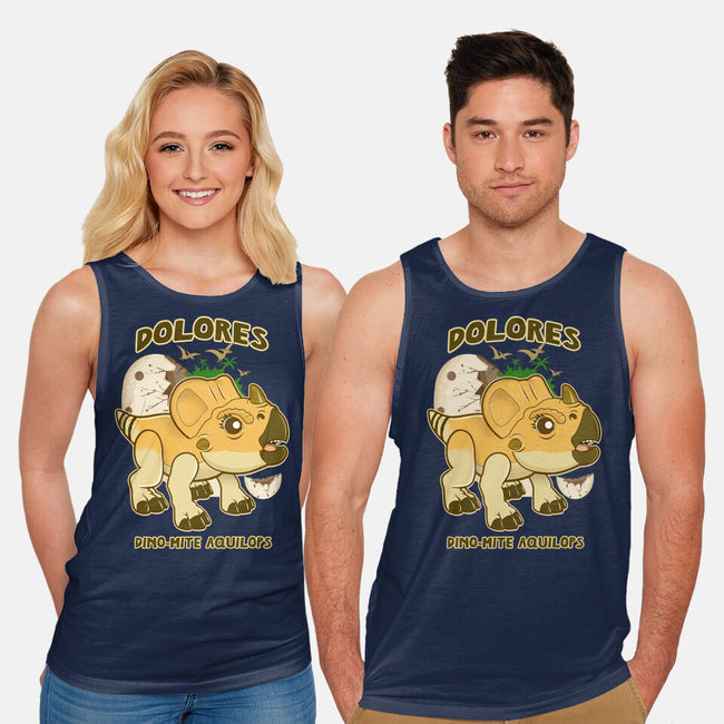 Dolores The Aquilops-Unisex-Basic-Tank-palmstreet