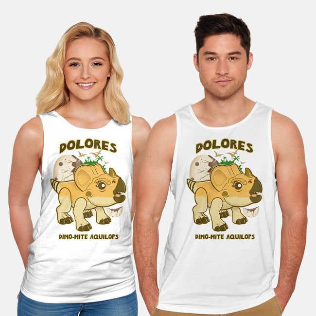 Dolores The Aquilops-Unisex-Basic-Tank-palmstreet