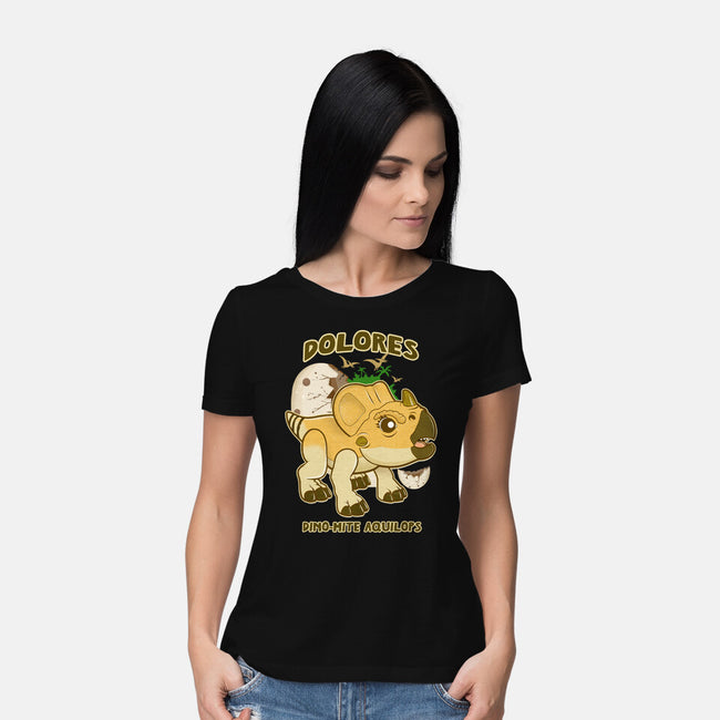Dolores The Aquilops-Womens-Basic-Tee-palmstreet