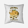 Dolores The Aquilops-None-Removable Cover w Insert-Throw Pillow-palmstreet