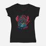 I'm Not A Stitch-Womens-V-Neck-Tee-Umberto Vicente