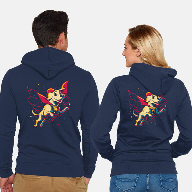 Solar Dog-Unisex-Zip-Up-Sweatshirt-estudiofitas