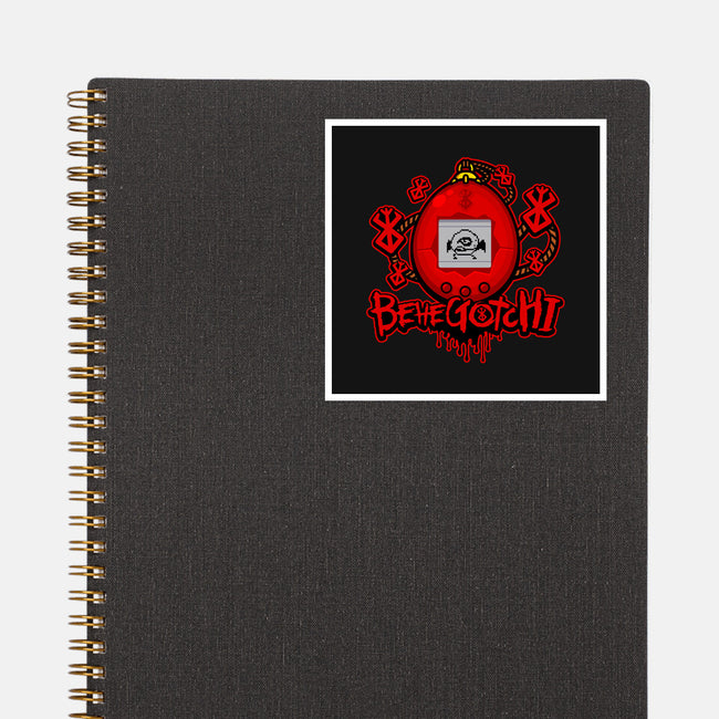 Behegotchi-None-Glossy-Sticker-demonigote