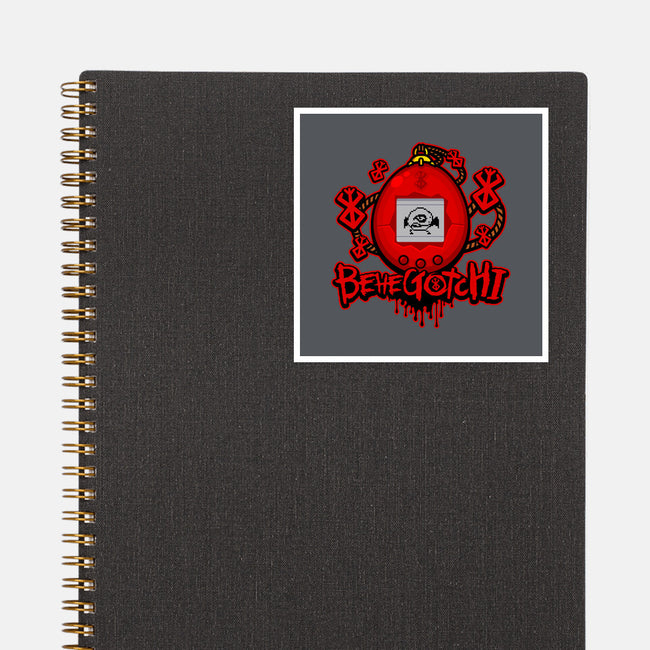 Behegotchi-None-Glossy-Sticker-demonigote