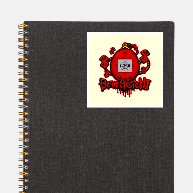 Behegotchi-None-Glossy-Sticker-demonigote