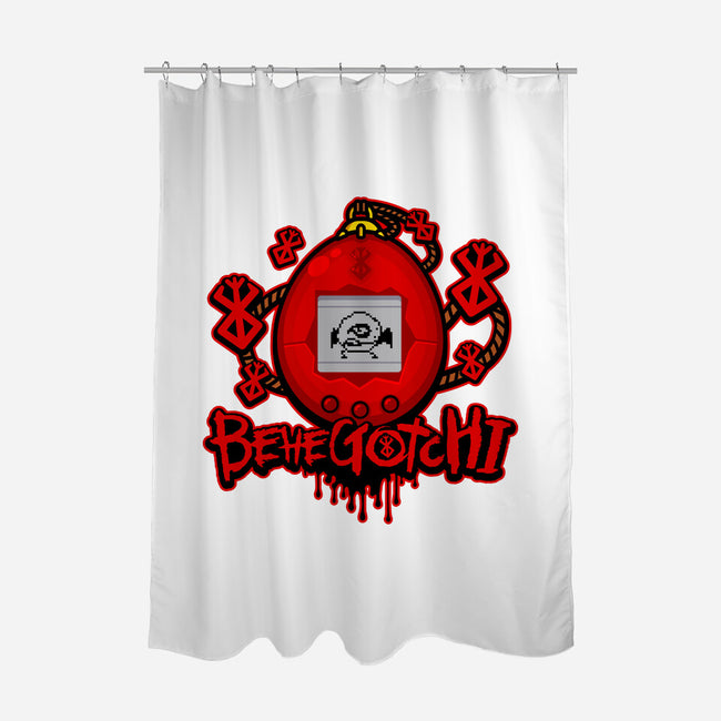 Behegotchi-None-Polyester-Shower Curtain-demonigote