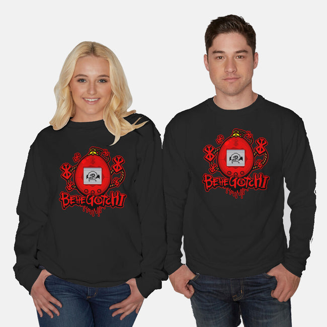 Behegotchi-Unisex-Crew Neck-Sweatshirt-demonigote
