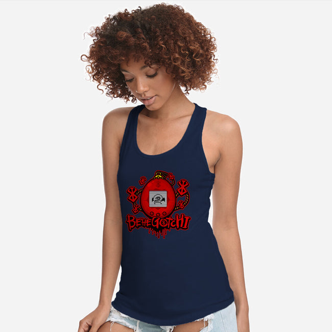 Behegotchi-Womens-Racerback-Tank-demonigote
