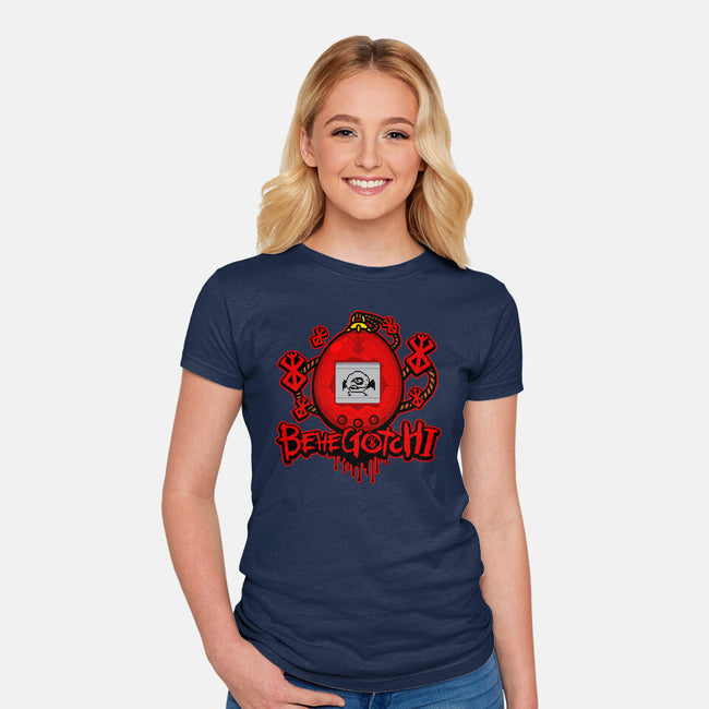 Behegotchi-Womens-Fitted-Tee-demonigote