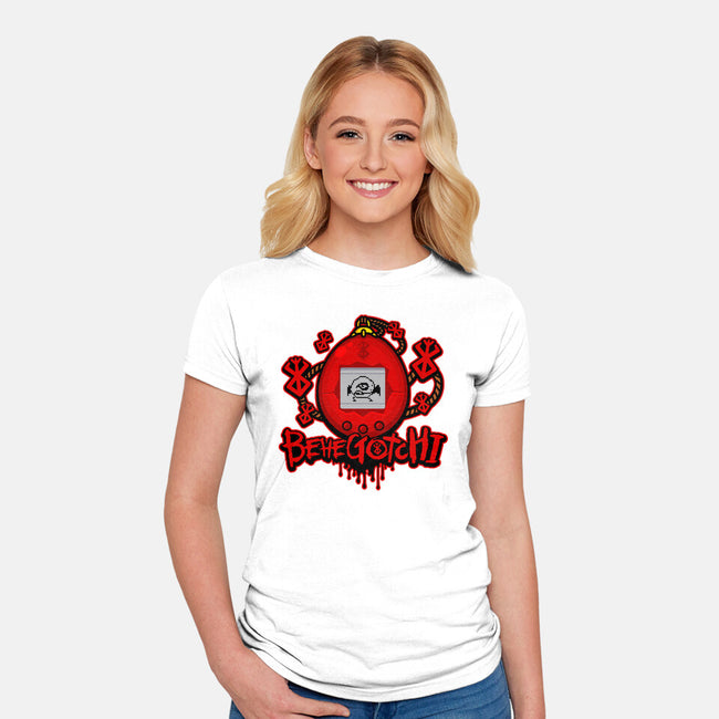 Behegotchi-Womens-Fitted-Tee-demonigote