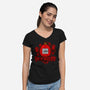 Behegotchi-Womens-V-Neck-Tee-demonigote
