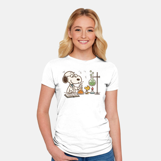 Let's Make Science-Womens-Fitted-Tee-Xentee