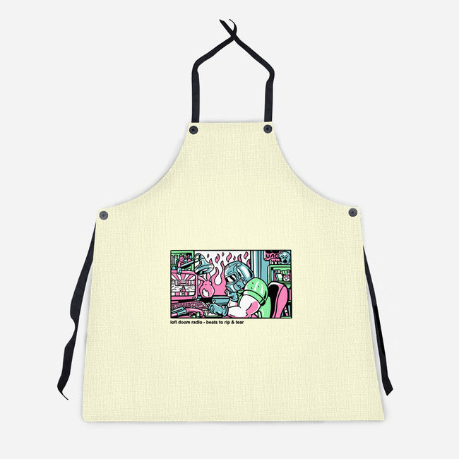 Lofi Dum-Unisex-Kitchen-Apron-demonigote