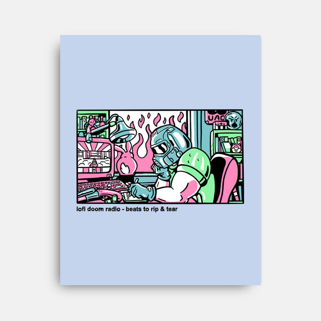 Lofi Dum-None-Stretched-Canvas-demonigote