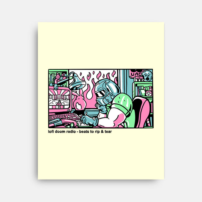 Lofi Dum-None-Stretched-Canvas-demonigote