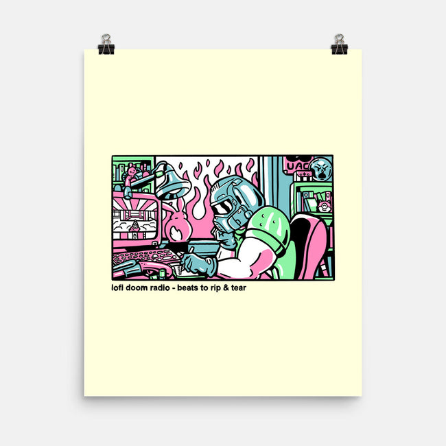 Lofi Dum-None-Matte-Poster-demonigote