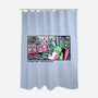 Lofi Dum-None-Polyester-Shower Curtain-demonigote