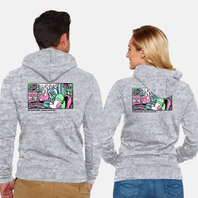 Lofi Dum-Unisex-Zip-Up-Sweatshirt-demonigote