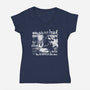 Wounds will heal-Womens-V-Neck-Tee-demonigote