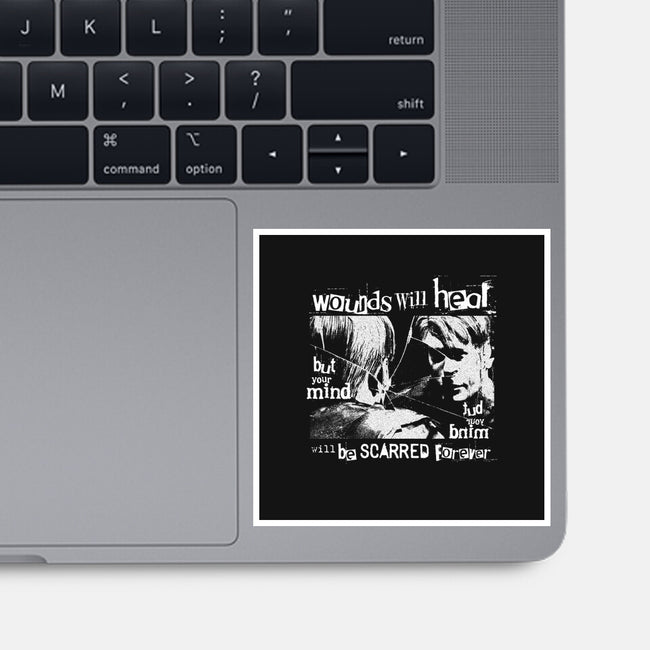 Wounds will heal-None-Glossy-Sticker-demonigote