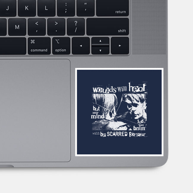 Wounds will heal-None-Glossy-Sticker-demonigote
