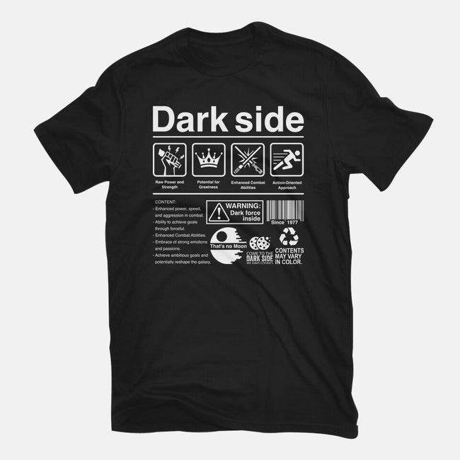 Dark Side Label-Unisex-Basic-Tee-DrMonekers