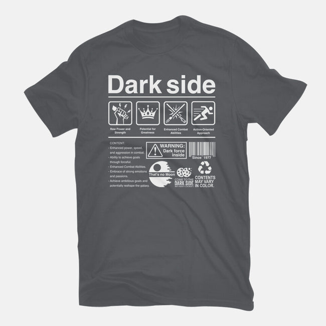 Dark Side Label-Unisex-Basic-Tee-DrMonekers