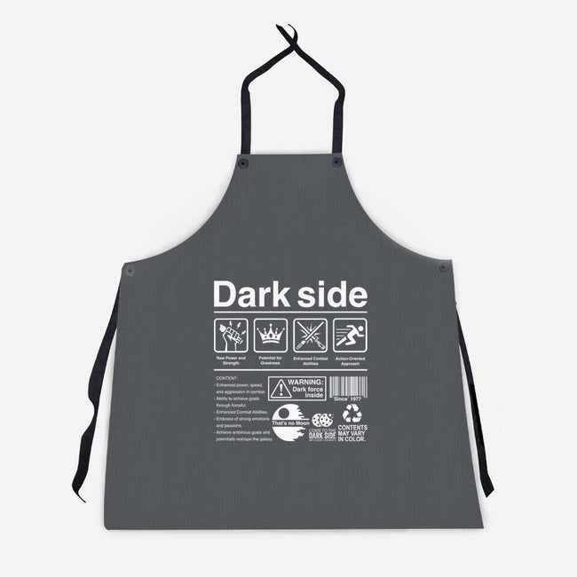 Dark Side Label-Unisex-Kitchen-Apron-DrMonekers