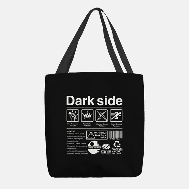 Dark Side Label-None-Basic Tote-Bag-DrMonekers