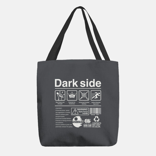 Dark Side Label-None-Basic Tote-Bag-DrMonekers