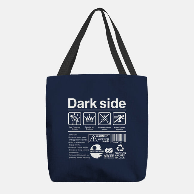 Dark Side Label-None-Basic Tote-Bag-DrMonekers