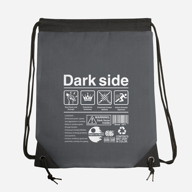 Dark Side Label-None-Drawstring-Bag-DrMonekers