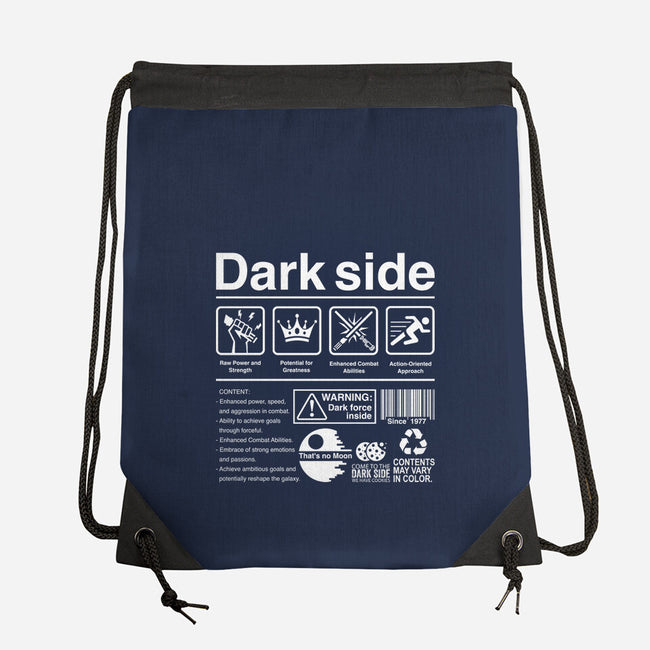 Dark Side Label-None-Drawstring-Bag-DrMonekers