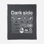 Dark Side Label-None-Fleece-Blanket-DrMonekers