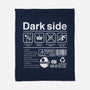Dark Side Label-None-Fleece-Blanket-DrMonekers