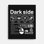 Dark Side Label-None-Stretched-Canvas-DrMonekers