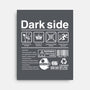 Dark Side Label-None-Stretched-Canvas-DrMonekers