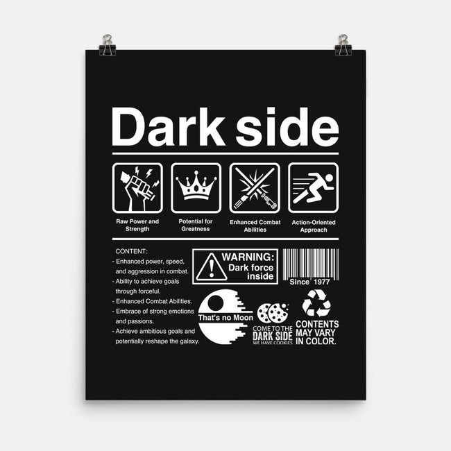 Dark Side Label-None-Matte-Poster-DrMonekers