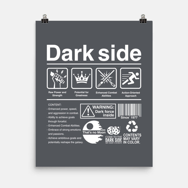Dark Side Label-None-Matte-Poster-DrMonekers