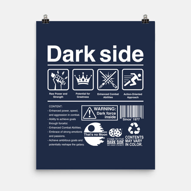 Dark Side Label-None-Matte-Poster-DrMonekers