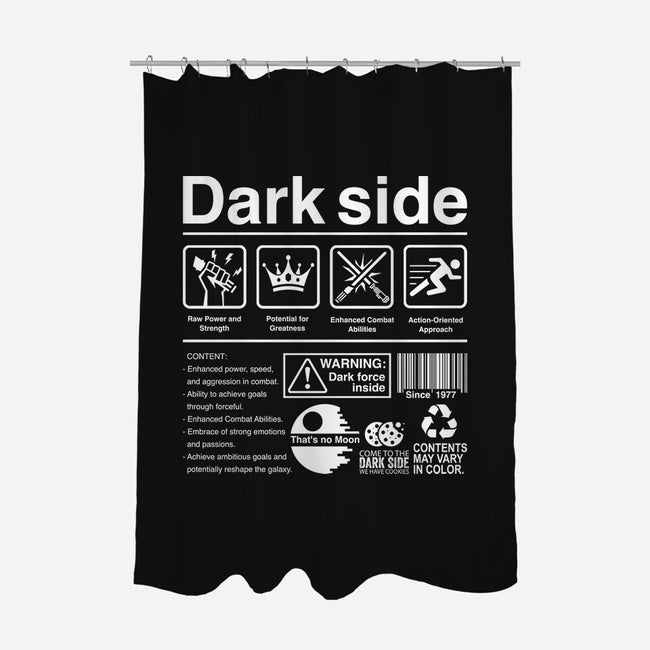 Dark Side Label-None-Polyester-Shower Curtain-DrMonekers