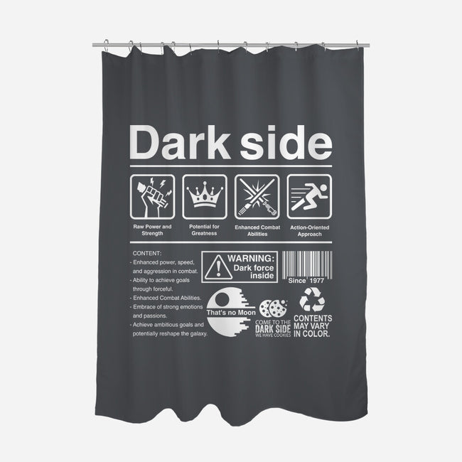 Dark Side Label-None-Polyester-Shower Curtain-DrMonekers