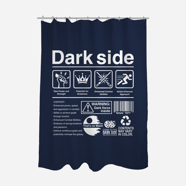 Dark Side Label-None-Polyester-Shower Curtain-DrMonekers