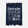 Dark Side Label-None-Polyester-Shower Curtain-DrMonekers